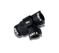 10 Pz. Kalitec 9806130 Distributore-T Forma D NW 10-7,5-7,5 Tubo Ondulato
