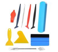 10 Pz. Kit Di Strumenti Per Pellicole Per Oscurare i Finestrini In Vinile Per Veicoli, Strumenti Per Colorare Pellicole Per Finestrini Dell'Auto, Il Kit Per Avvolgere In Vinile
