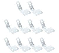 10 pz kit riparazione porte bifold, allineatore per hardware, argento
