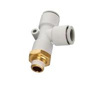 10 pz KQ2Y T-Type Tee Raccordi pneumatici push-to-connect Connettori aria multi-dimensione for sistemi di automazione(KQ2Y08-03S)
