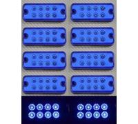 10 pz Lampada 24V LED Lato Blu Segnale di Posizione Luce di Contorno per...