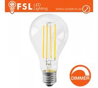 10 pz Lampada LED Goccia E27 7W 4000K Dimmerabile Effetto Filamento