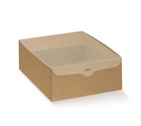 10 PZ LINEA AVANA 20x15x8 cm Scatola DOLCEZZA con finestra BOMBONIERA 15C1