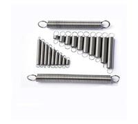 10 pz/lotto 0.2mm 0.3mm 0.4mm 0.5mm 0.6mm molla di Tensione in acciaio inox con doppio O gancio molla di estensione ( Color : 3MM_0.4MM 10PCS , Size : 10mm )