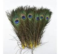 10 pz/lotto 25-30 Cm 10-12In Piume di Pavone Naturali Per Artigianato Gioielli Che Fanno Decorazione di Nozze