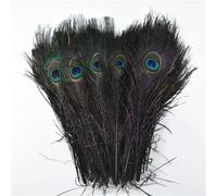 10 pz/lotto 25-30 Cm 10-12In Piume di Pavone Naturali Per Artigianato Gioielli Che Fanno Decorazione di Nozze