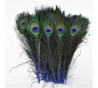 10 pz/lotto 25-30 Cm 10-12In Piume di Pavone Naturali Per Artigianato Gioielli Che Fanno Decorazione di Nozze