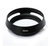 10 pz/lotto 40.5 43 46 49 52 55 58 62 67mm Nero Ventilato Curvo Paraluce in Metallo for obiettivo fotografico for M per(52mm)