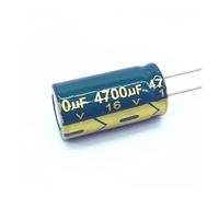10 pz/lotto 4700uf16V bassa ESR/impedenza ad alta frequenza condensatore elettrolitico in alluminio dimensione 13 * 25 16V 4700uf 20%