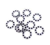 10 pz/lotto 9.9x6.2x1.2mm Accessori for Cuscinetti Sfera In Ceramica Protezione In Gomma Gabbie Piatte(8x4.2x0.8mm)