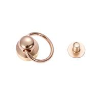 10 pz/lotto/borsa-10 pz/lotto/borsa-oro, 9mm O-Ring Testa Rivetto Testa Tonda Pull Tab Viti Chiodo In Ottone FAI DA TE Pulsante Tessuto per I Vestiti Cassa Del Telefono