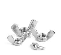 10 pz/lotto Dadi Ad Ala Farfalla M3 M4 M5 M6 M8 M10 M12 In Acciaio Inox/Zinco Placcato Dadi Ad Alette Stringere A Mano Dado