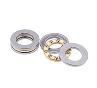 10 pz/lotto F2-6M F2.5-6M F3-8M F5-10M F6-12M F7-15M F8-16M F10-18M F12-21M Mini 3-in-1 Aereo Cuscinetto A Sfere Assiale Cuscinetto Reggispinta(F8-22M 8x22x7)