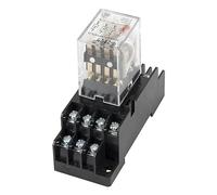 10 pz/lotto HH54PL LED Indicatore Relè elettromagnetico con presa HH54P Serie MY4 AC 220V 110V 24V DC 24V 12V HH54P-L MY4NJ(220VAC)