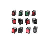 10 PZ/LOTTO Interruttore tipo barca KCD1-101 KCD1 104 Distributore d'acqua Bilancia elettronica Pulsante di accensione a bilanciere tipo barca 2PIN 4PIN 250v(Blue)