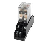 10 pz/lotto JQX-13FL LED Indicatore relè elettromagnetico con presa LY2 HH62P Serie AC 220V 110V DC 24V 12V LY2NJ HH62PL HH62P-L(24VDC)