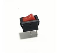 10 pz/lotto KCD1 2 Pin 250V 3A SPST Nero Interruttore for barca 21x15mm Snap-in ON OFF Interruttore di posizione a bilanciere KCD11 15x10mm(Red,50PCS_15X10MM)