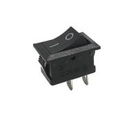 10 pz/lotto KCD1 2 Pin 250V 3A SPST Nero Interruttore for barca 21x15mm Snap-in ON OFF Interruttore di posizione a bilanciere KCD11 15x10mm(Black,10PCS_21X15MM)