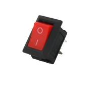 10 pz/lotto KCD11 2 Spille 10x15mm Interruttore a pulsante SPST 3A 250V AC Snap-in On/Off Barca interruttore a bilanciere(2Pin Black Black)