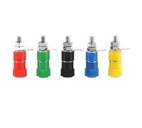 10 pz/lotto morsettiere 4mm connettore terminale amplificatore Binding Post spina a banana jack montaggio(Red)