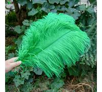 10 pz/lotto piume di struzzo bianche per l'artigianato 15-45 CM festa di nozze decorazione tavolo centrotavola Carnevale Plumas Deco