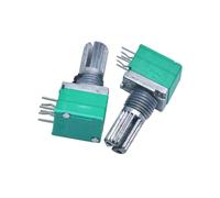 10 pz/lotto RK097G 6Pin 5K 10K 20K 50K 100K B5K con un interruttore audio albero 15mm amplificatore potenziometro di tenuta(50K Ohm)