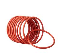 10 PZ/lotto rosso O-ring VMQ, 156 mm x 160 mm x 2 mm, 156 mm ID, 2 mm Filo Diametro, Go mma anello di tenuta rotondo