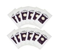 10 Pz/lotto Sacchetto for La Polvere Compatibile Con Electrolux E201B Compatibile Con Philips FC8021 Polvere GR201 AEG Borse FC9000 FC9049 HR8500 HR8350 FC9150 (Color : 12PCS)