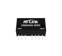 10 pz/lotto URB2403/05/09/12/15/24S-3WR3 Mini 3W 3.3V/5V/9V/12V/15V/24V DC DC modulo di alimentazione (URB2403S-3WR3)