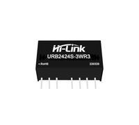 10 pz/lotto URB2403/05/09/12/15/24S-3WR3 Mini 3W 3.3V/5V/9V/12V/15V/24V DC DC modulo di alimentazione (URB2424S-3WR3)