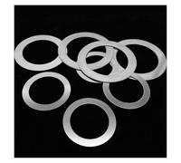10 pz M15 M16 M17 M18 M20 M22 M25 M28 M30 M35 M40 304 In Acciaio Inox Ultrasottile Regolare Guarnizione Shim Ultra Sottile Rondella Piatta(10pcs M22x32xThick,Thick 0.2mm)