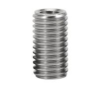 10 Pz M2 .5 M3 Scanalato Interno Esterno Autofilettante Inserto Filettato Adattatore Dado Manicotto Convertitore(Length 6mm,M3xM6-(10pcs))