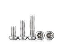 10 pz M2 M2.5 M3 M4 M5 M6 M8 M10 Viti di sicurezza Torx in acciaio inossidabile 304 a testa bombata a prova di manomissione, M8
