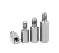 10 pz M3 M4 Giunto di Accoppiamento Esagonale Standoff Esagono Pilastro MF Maschio-Femmina Distanziatore for Scheda PCB Motherboard304 A2-70 In Acciaio Inox(8mm,M4 10pc)