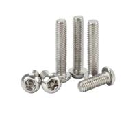10 Pz M4 M5 M6 A2 In Acciaio Inox A Sei Lobi Bottone A Testa Rotonda Spille A Prova Di Manomissione Anti Furto Vite Sicurezza Bullone(16mm,10pcs M5)