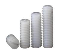 10 pz M6 Filettatura Metrica Nylon Bianco PA66 Plastica Isolata Intaglio Punta Piatta Senza Testa Senza Testa Grub Bullone Vite di Fissaggio(16mm)