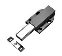 10 pz Magnete Chiusura for porta dell'armadio Porta in plastica Push to Open Touch magnetica for armadio for resistente Hardware Fermaporta per Porta nascosta, Armadi(Black)