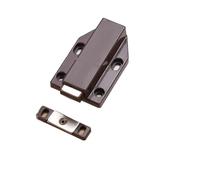 10 pz Magnete Chiusura for porta dell'armadio Porta in plastica Push to Open Touch magnetica for armadio for resistente Hardware Fermaporta per Porta nascosta, Armadi(Brown)
