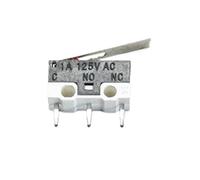 10 pz Micro Finecorsa Interruttore di Pulsante 1A 125 V AC Interruttore Del Mouse 3 Pin Manico Lungo Rullo Braccio di Leva SPDT 12 * 6 * 6mm TIAIHUA(10pcs-01)