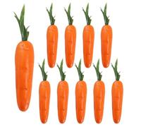 10 Pz Mini Carote Artificiali Finta Frutta Realistica in Schiuma, Decorazioni Pasquali da Appendere, Melograno per Halloween Natale Home 13cm