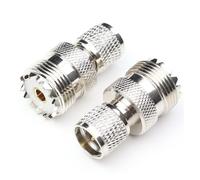 10 PZ Mini UHF Maschio A UHF Femmina SO239 PL259 Connettore RF Adattatore Coassiale RF
