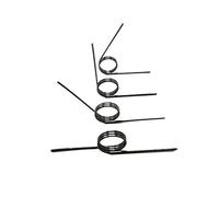 10 pz molla di torsione elicoidale filo acciaio 65Mn diametro 0,7 mm anello a forma V angolo 60° gradi(0.7mm(60°)/6.3mm(9 laps),5.5mm)