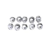 10 pz morsetto regolatore cavo freno vite bullone ciclomotore catena mountain bike freno olio posteriore bicicletta bicicletta mountain bike pedale mano manubrio cestino LED spia