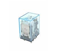 10 PZ MY4NJ Relè Elettromagnetico Generale Piccolo DC 12V 24V 36V 48V 110V 220V di Potenza Bobina 4NO 4NC(DC 220V)