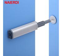10 PZ NAIERDI Fermaporta Armadio Capture In Acciaio Inox Push to Open Touch Ammortizzatore Buffer Morbido Silenzioso Più Chiudi Ferramenta Per Mobili