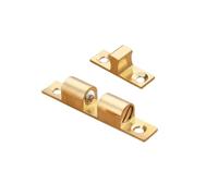 10 pz Ottone Doppio Rullo Sfera a Molla Cattura Fermo Tensione Regolabile Armadio Porta Interblocco Blocco del Telaio Fibbia Hardware Per Armadi
