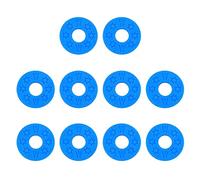 10 Pz/pacco Gomma Chitarra Strap Blocchi di Protezione Chitarra Della Cinghia Serrature Della Cinghia Del Silicone