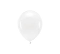 10 PZ Palloncino lattice ECOLOGICO 30 cm BIANCO