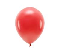 10 PZ Palloncino Palloncini LATTICE ECOLOGICO 30 cm ROSSO PASTELLO