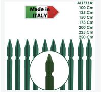 Paletto per recinzioni plastificato verde h cm.175 mm.30x30x3 (10 pezzi) -